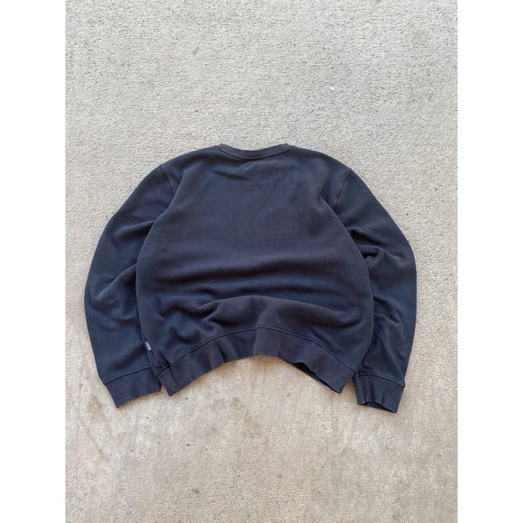 Eddie Bauer Sweater Mens XL Black Crewneck Pullover Fleece Lined Casual Outdoors - Picture 5 of 8